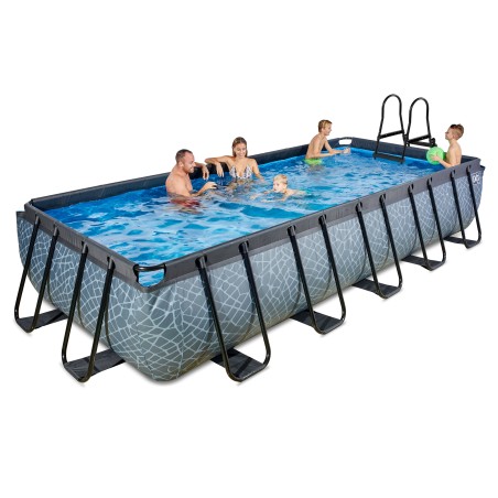 EXIT aquastar Stone 540x250cm wasserpumpe filtersatz sable