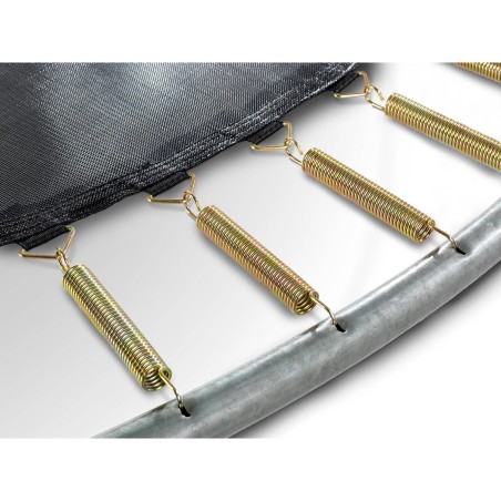 EXIT Trampoline enterré Elegant 214x366cm filetto sicurezza