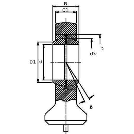 Rotule à souder MAC-POWER GK60DO