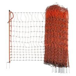 Poultry netting 50m/106cm double spike orange AKO 292271