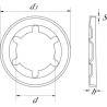 Rondelle de blocage STARLOCK FGP013858