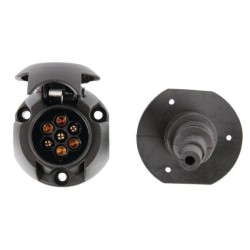 Waterproof 7-pin PVC socket ERICH-JAEGER 101298JAE