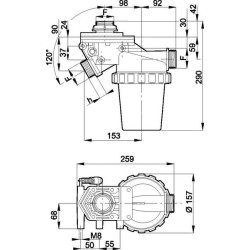 Saugfilter 100-160L 1 1/2" ARAG 320102
