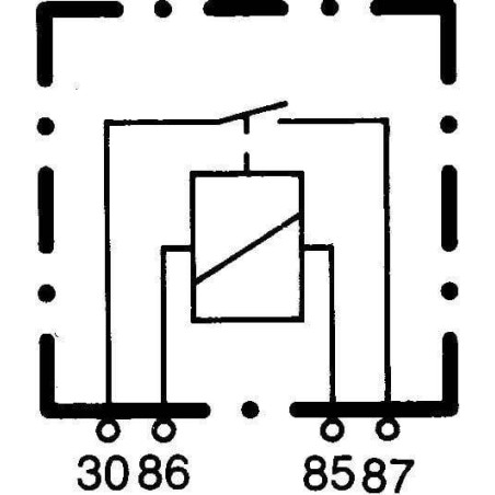 Mini-relais 24V HELLA 4RA003437121
