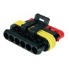 Plug housing 6 P. Female UNIVERSAL LA89014KR