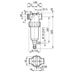 Filter 11/2" ARAG 3282163