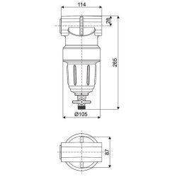 Filtre de pression ARAG 34520030