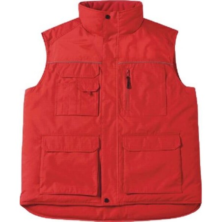Gilet hiver rouge taille XL SANTINO CBCC40RXL