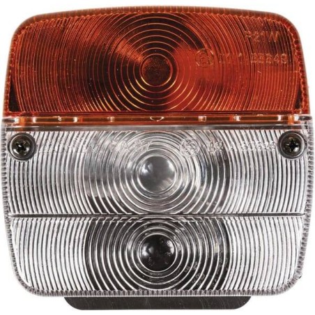 Direction and position light square white/amber bolt on