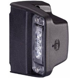 Number plate light LED'rectangular 12V transparent bolt