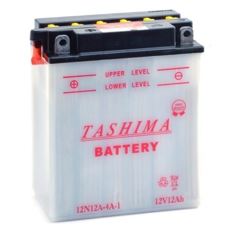 Batterie 12V12A - H (12N12A-4A1) - Borne + à Gauche - Tashima