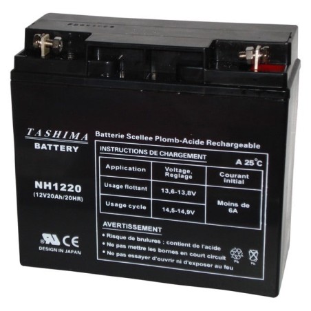 Batterie Tashima NH1220 100% Etanche Calstelgarden - HONDA - STIGA...