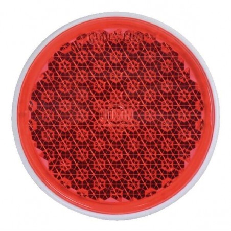 Catadioptre rond rouge diamètre 58mm autocollant JOKON 300001000
