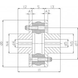 Rubber damping GMT 1601R004