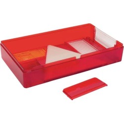 Tulipa luz trasera/dcha. rojo/transparente/ámbar