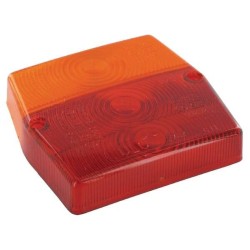 Light lens'amber/red'square LH/RH/rear Aspöck ASPÖCK LA2704