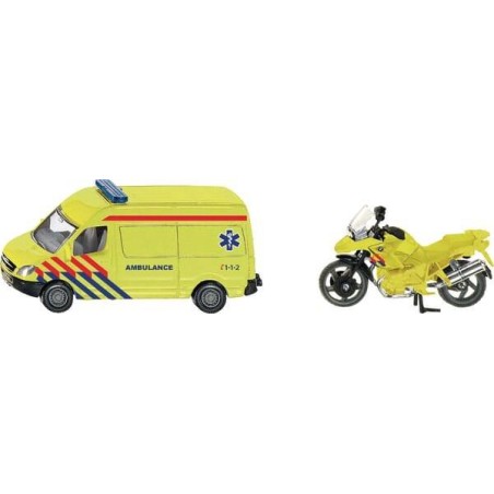 Ambulance avec moto SIKU S01654