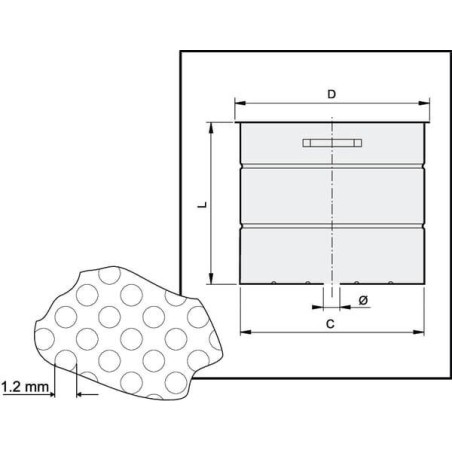 Basket filter RVS ARAG 006960