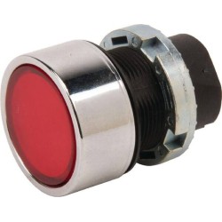 Red illuminated push button NEW-ELFIN BOUTON 020PTAILRW
