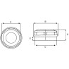 Bouchon de moyeu diamètre 80mm BPW 0321105070