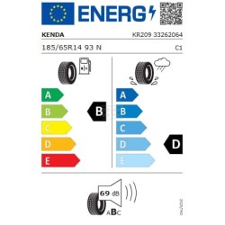 Tyre 185/65R14 93N'TL'Kenda KR209 Kargo Trail 3G KENDA