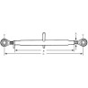 Barre de poussée rotule-rotule GOPART TL125570GP