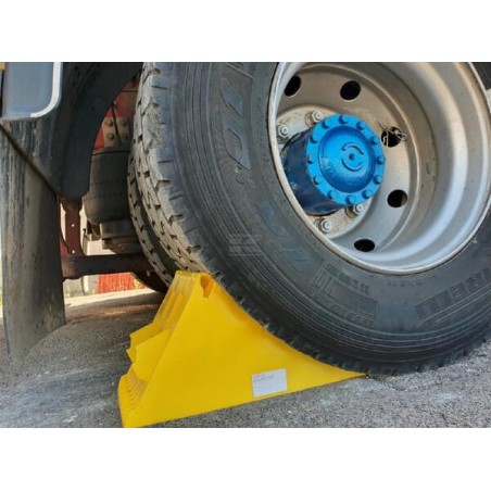 Cunei per ruote Crowny 53 giallo omologato termoplastico