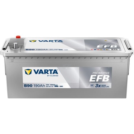 Battery 12V 190Ah 1050A B90 VARTA Dynamic EFB VARTA