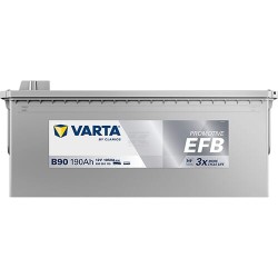 Battery 12V 190Ah 1050A B90 VARTA Dynamic EFB VARTA