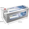 Battery 12V 180Ah 1000A M18 VARTA Promotive SLI VARTA
