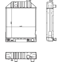 Kühler NH UNIVERSAL 81874687N