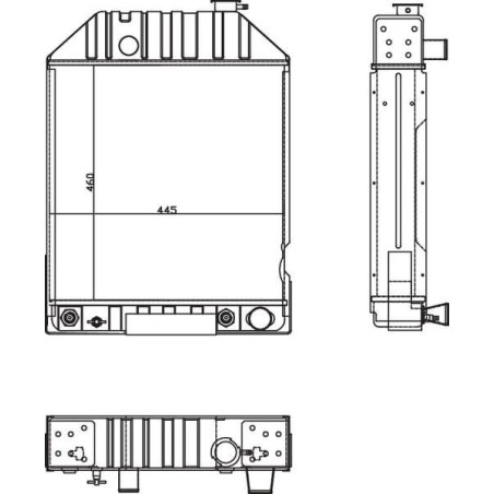 Radiateur UNIVERSEL 81874687N