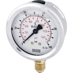 Pressure gauge WIKA B711W100100D