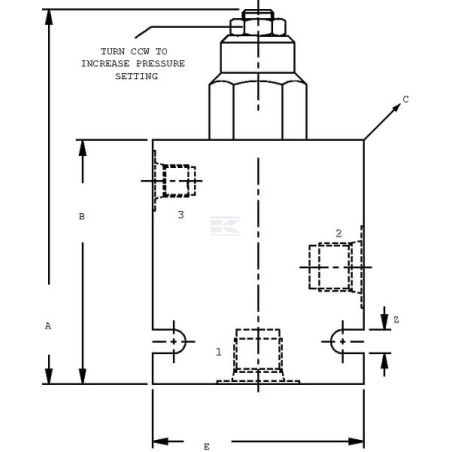 Counter balance 1X CB10HV2B1E2 A08 DANFOSS CB10HV2B1E2002