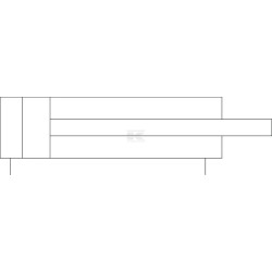 Vérin rond UNIVERSEL DNR1010M