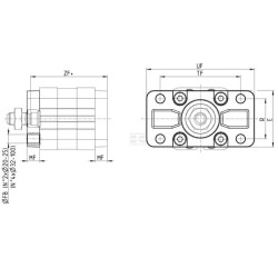 Bride CAMOZZI DE4140
