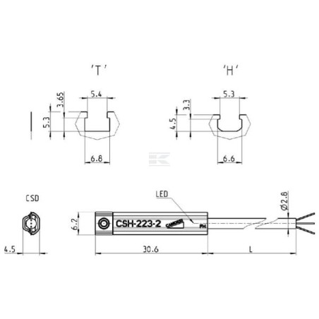 Capteur CAMOZZI CSH2212