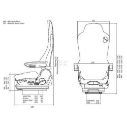 Sitz KINGMAN HP MAN TG STD GRAMMER G1141887
