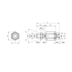 Accouplement CAMOZZI GK40