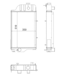 Radiateur UNIVERSEL AL25255N
