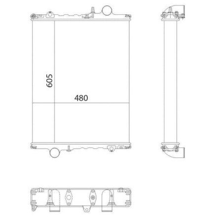Radiateur UNIVERSEL AL66766N