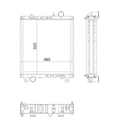 Radiateur UNIVERSEL AL66774N
