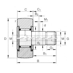 Stud type track roller SKF KRV26PPASKF