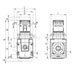 Régulateur CAMOZZI MD1M000