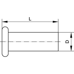 Sealing plug 6mm UNIVERSAL BP6B