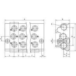 Bloc de base UNIVERSEL PVBP148