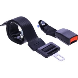 Static black seat belt 2 points UNIVERSAL SB1000299