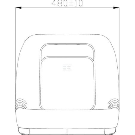 Revêtement de siège jaune UNIVERSEL TS19300KR