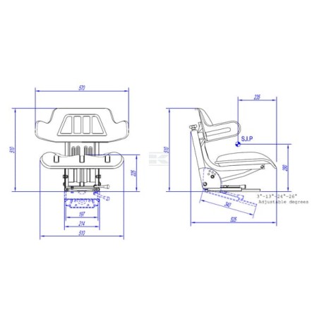 Sitz UNIVERSAL TS25000KR