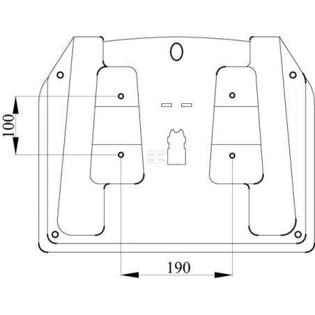 Seat top black PVC UNIVERSAL TS19500KR